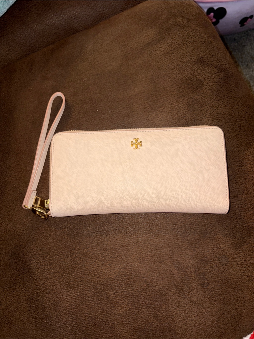 Tory Burch Blush Pink Wristlet Wallet